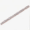 Multi-Shape Mixed Stone Gold-Plated 925 Silver Tennis Bracelet | Fancy CZ Statement Bangle