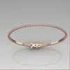 Elegant Continuous Diamond Tennis Bracelet in 14K Yellow Gold