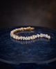 Multi-Shape Mixed Stone Gold-Plated 925 Silver Tennis Bracelet | Fancy CZ Statement Bangle
