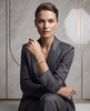 Gold-Plated 925 Silver Solitaire Station Bangle | Multi-Stone CZ Cuff Bracelet