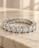 Classic Prong-Set 925 Silver Tennis Bracelet | Brilliant Round CZ Diamond Line Bracelet
