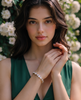Multi-Shape Mixed Stone Gold-Plated 925 Silver Tennis Bracelet | Fancy CZ Statement Bangle