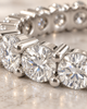 Classic Prong-Set 925 Silver Tennis Bracelet | Brilliant Round CZ Diamond Line Bracelet
