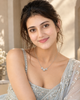 Three-Stone 925 Silver Pendant Necklace | Brilliant Round CZ Diamond Station Necklace