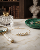 Gold-Plated 925 Silver Multi-Stone Station Chain Bracelet | Bezel CZ Dainty Bracelet