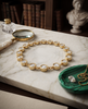 Bezel-Set CZ Gold-Plated 925 Silver Tennis Bracelet | Station Link Bracelet