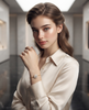 Gold-Plated 925 Silver Halo Solitaire Chain Bracelet | Dainty CZ Diamond Station Bracelet