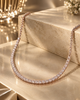 Classic Prong-Set 925 Silver Tennis Necklace | Brilliant Round CZ Diamond Line Necklace