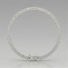 Elegant Continuous Diamond Tennis Bracelet in 14K Yellow Gold