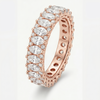 Handcrafted Twisted Design Ring – Gold, Silver & Rose Gold