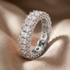Handcrafted Twisted Design Ring – Gold, Silver & Rose Gold