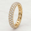 Multi-Row Diamond Eternity Ring in Gold