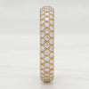 Multi-Row Diamond Eternity Ring in Gold