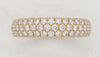 Multi-Row Diamond Eternity Ring in Gold