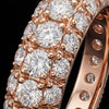 Rose Gold Diamond Pavé Eternity Band