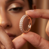 Rose Gold Diamond Pavé Eternity Band