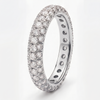 Multi-Row Diamond Eternity Ring in Gold
