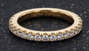 Elegant Diamond Wedding Band (Silver, Gold, and Rose Gold)