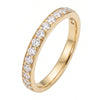 Elegant Diamond Wedding Band (Silver, Gold, and Rose Gold)