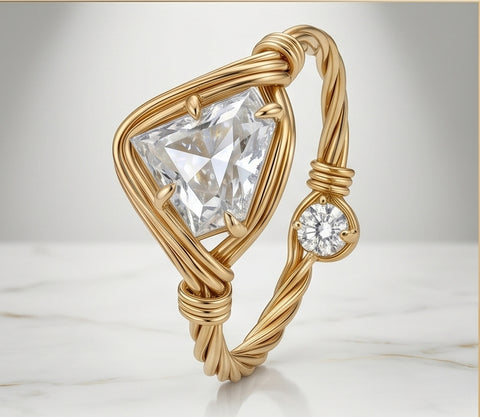 The Sovereign Trillion: Woven Heirloom Ring